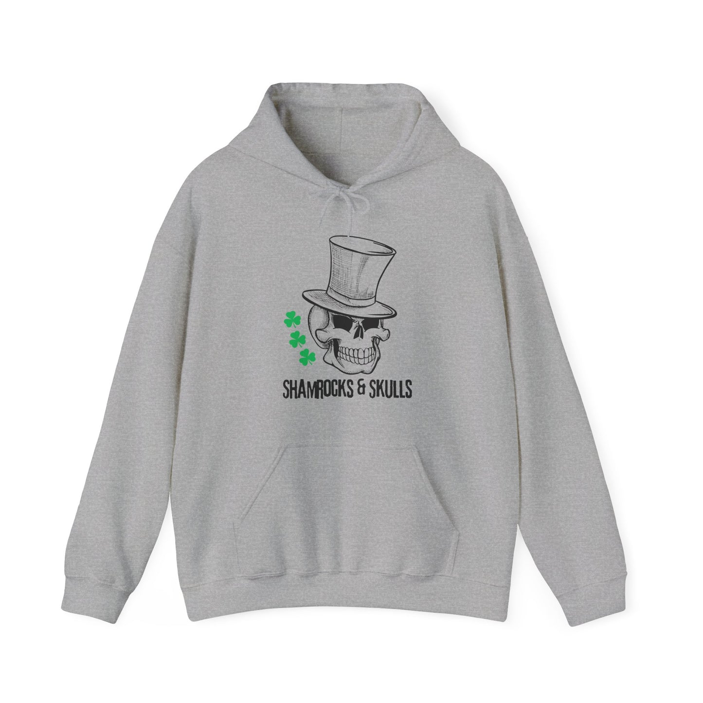 Green Shamrocks Logo Hoodie