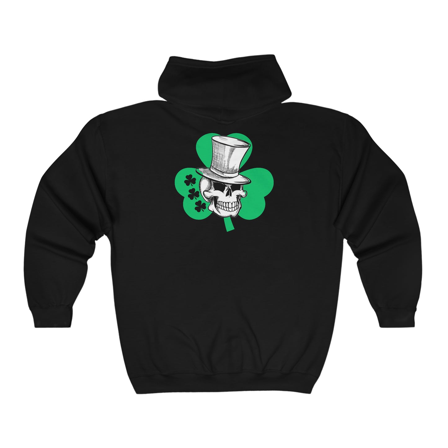 Long Logo Zip Up Hoodie