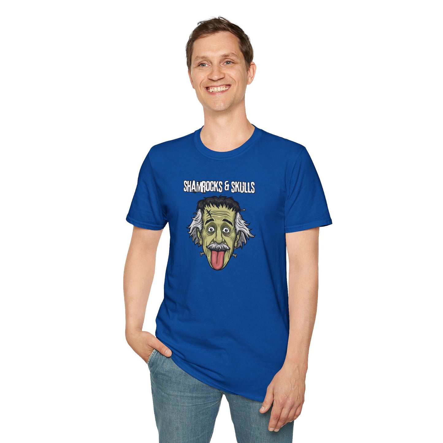 Frankenstein x Einstein Mashup T-Shirt — Mad Scientist Graphic Tee