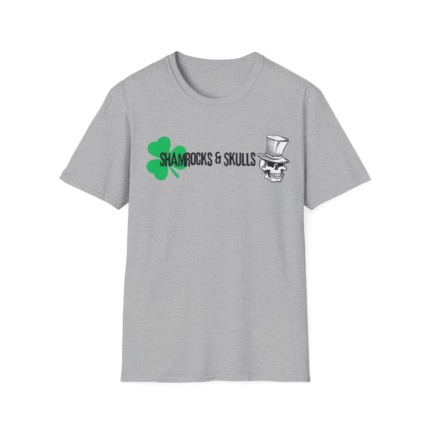 Shamrocks and Skulls Long Logo