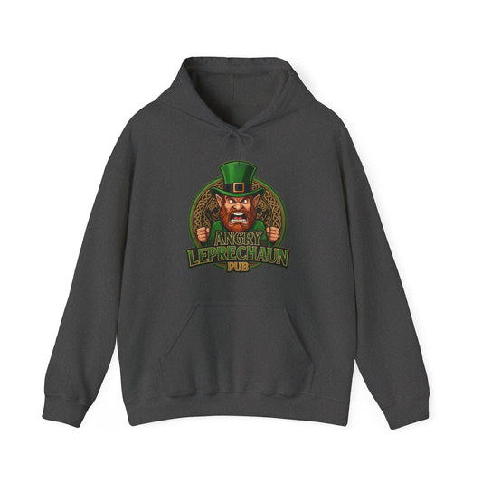 Angry Leprechaun Pub Hoodie – St. Patrick’s Day Irish Bar Hoodie