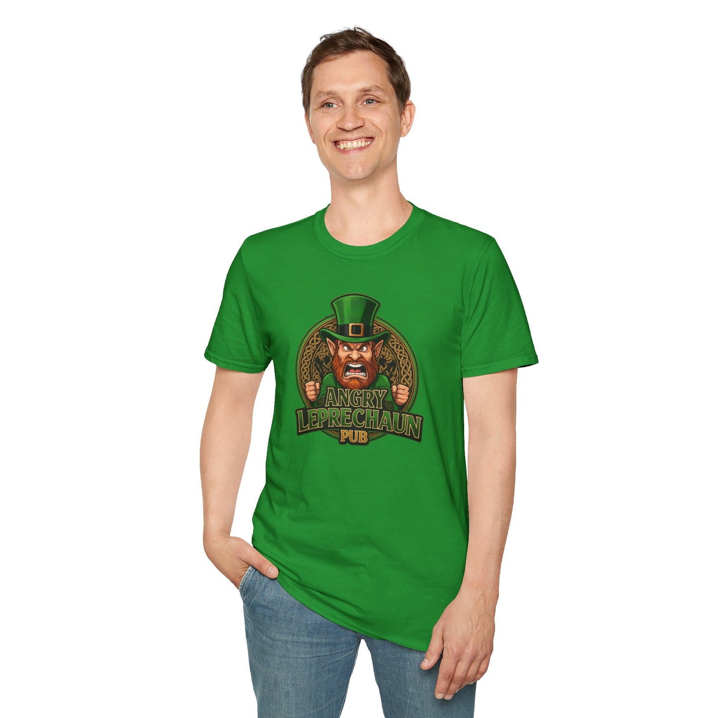 Angry Leprechaun Pub T-Shirt — St. Patrick’s Day Irish Bar Tee