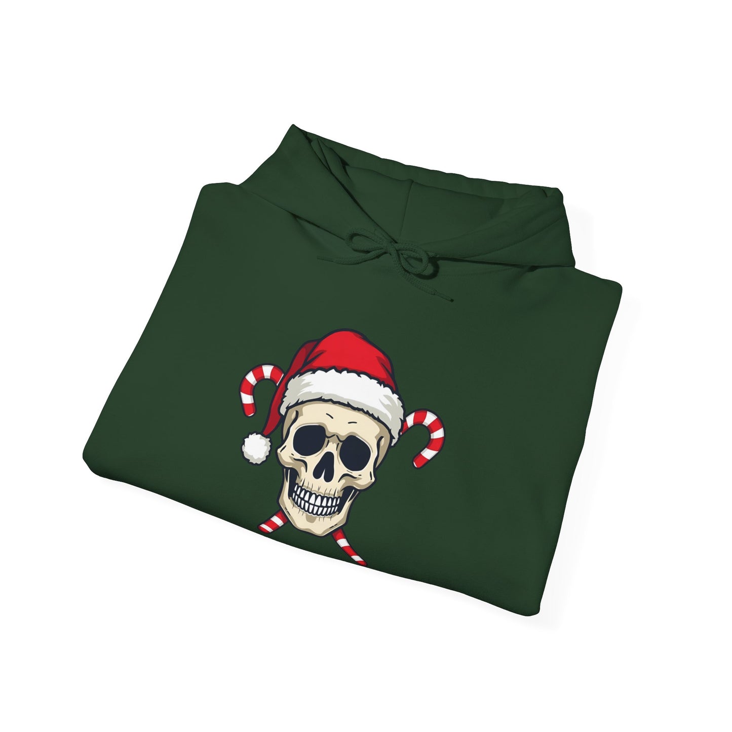 Candy Cane Skull Hoodie