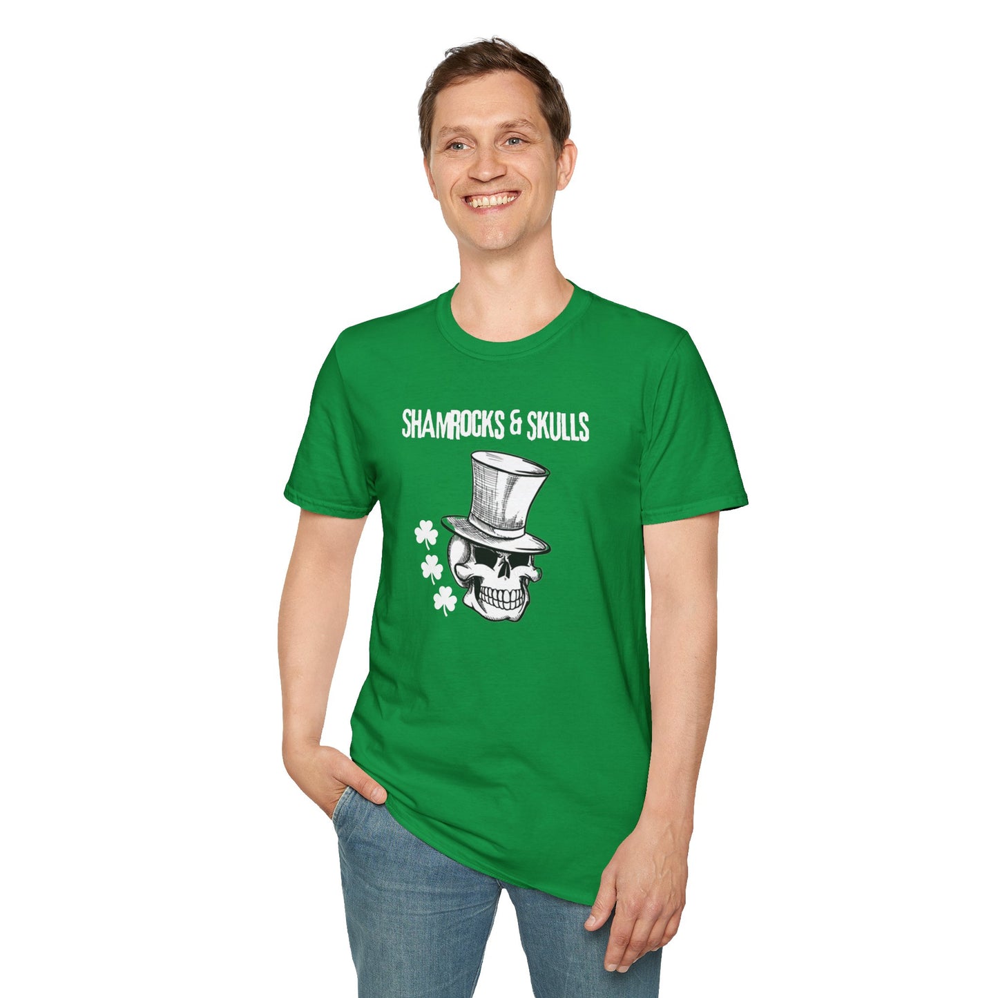 White Shamrock Shirt
