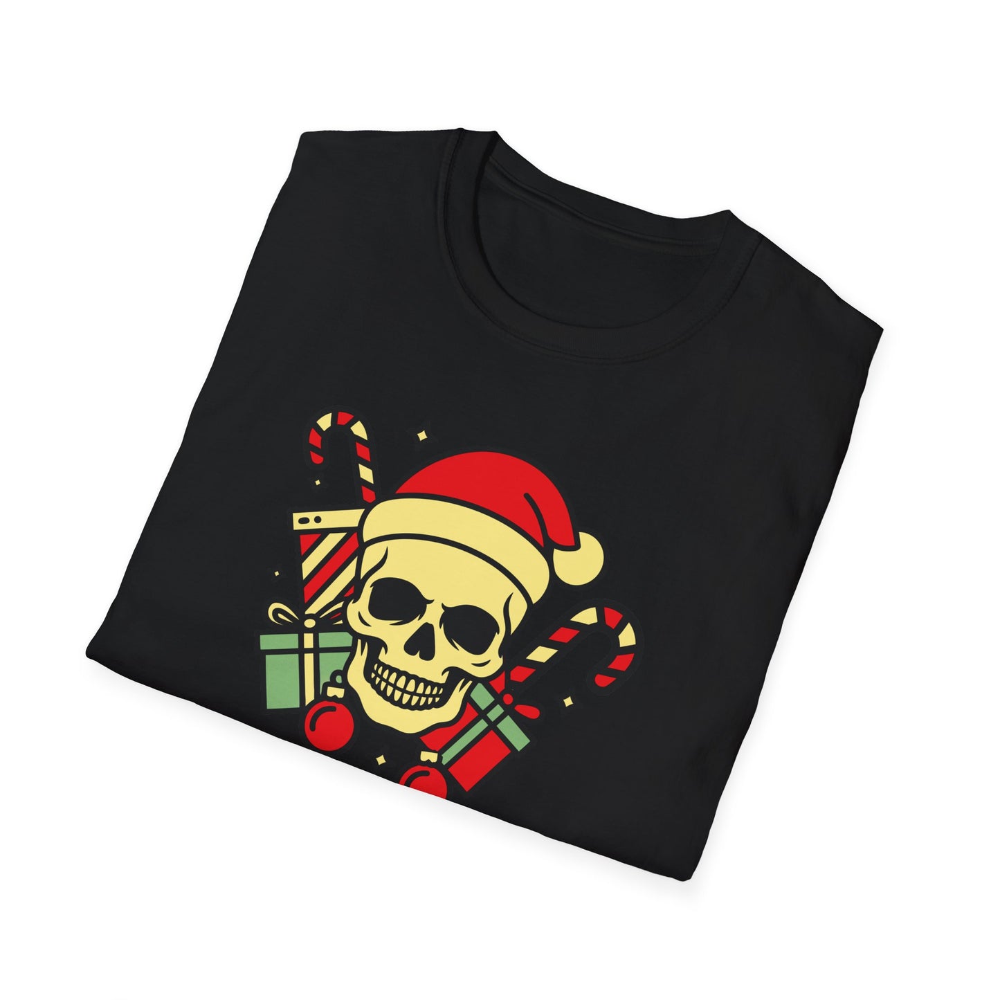 Old School Christmas Skull