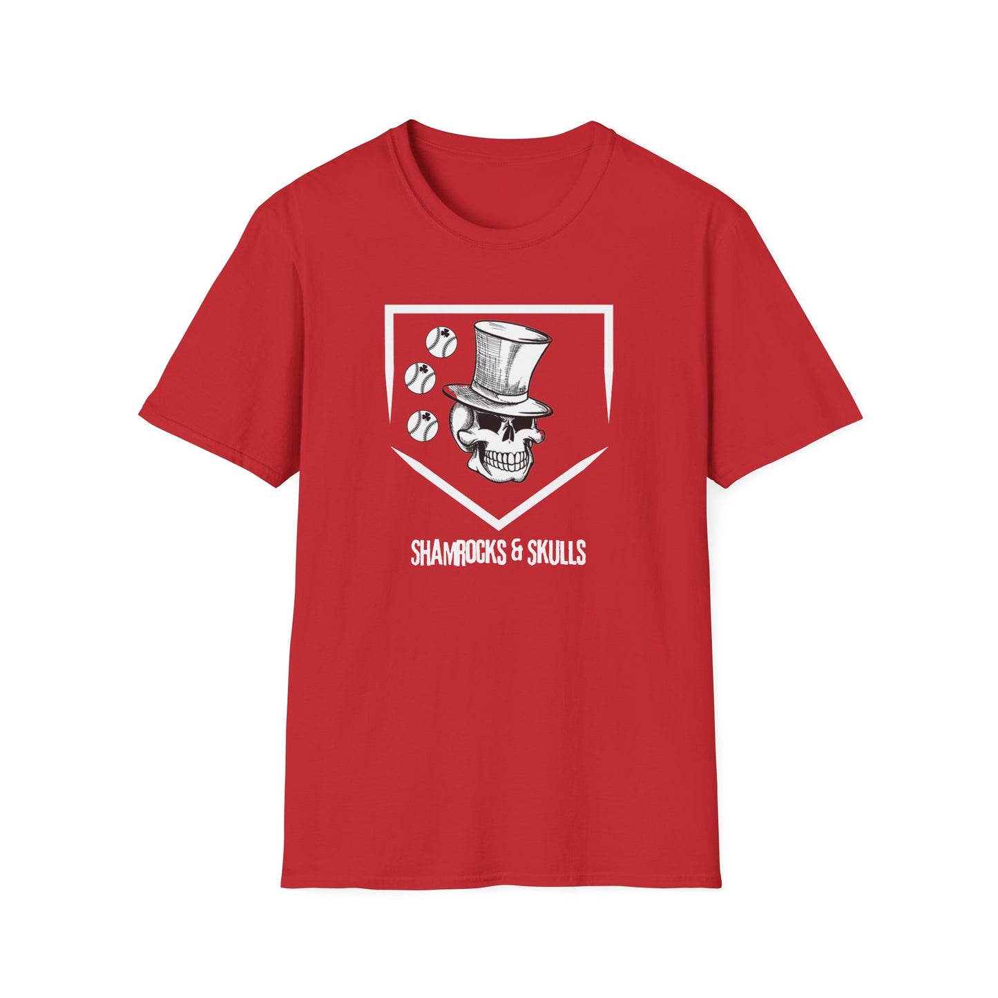 White Baseball Logo T-Shirt
