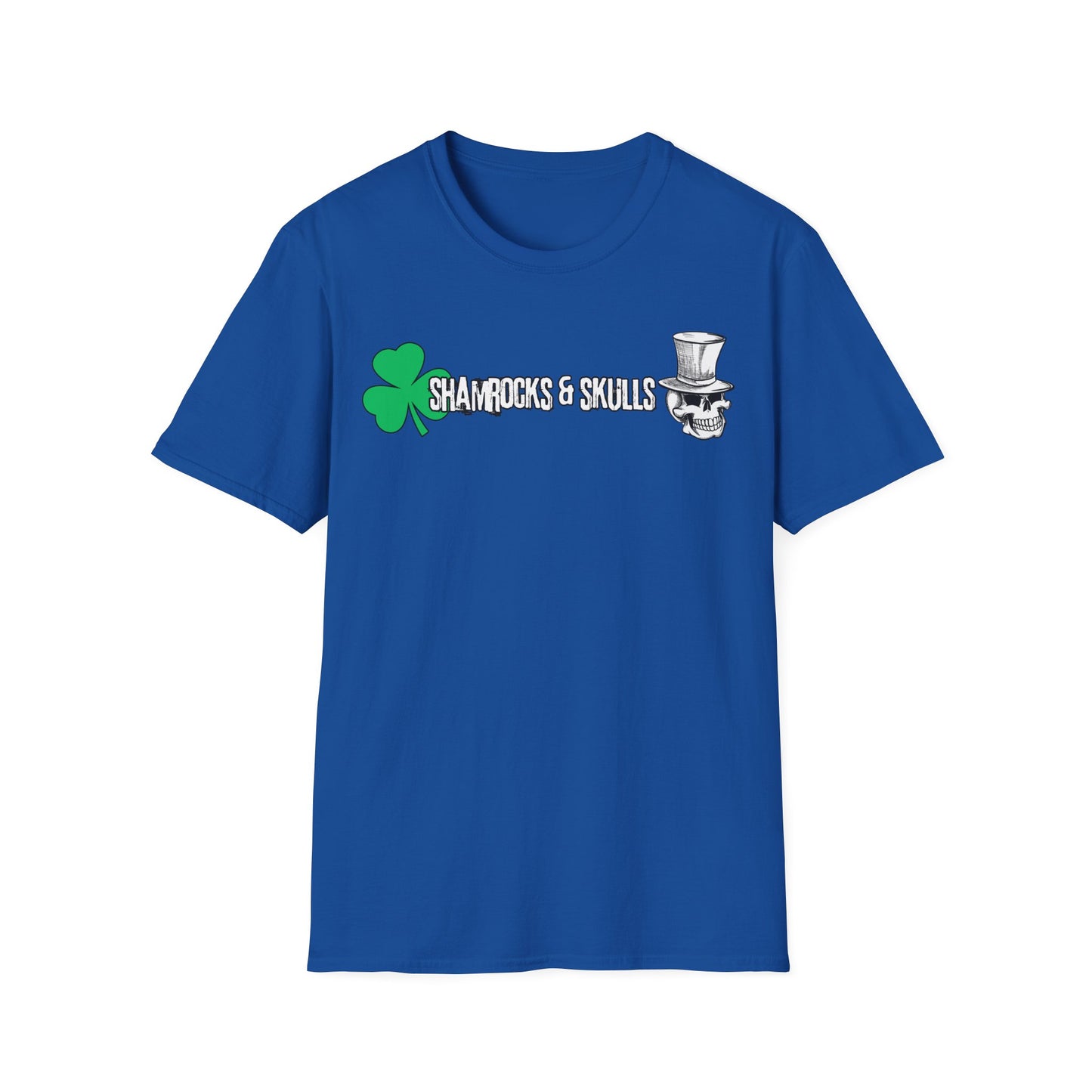Shamrocks and Skulls Long Logo