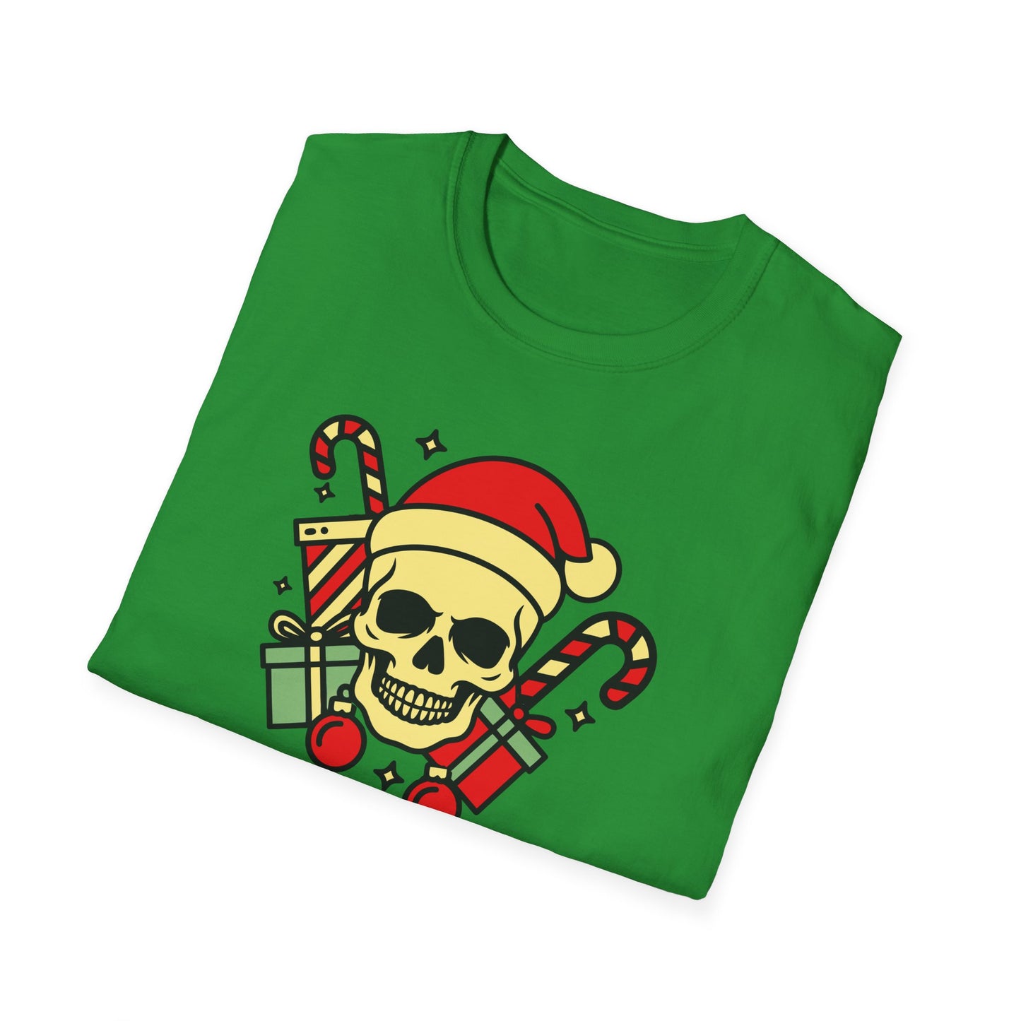 Old School Christmas Skull