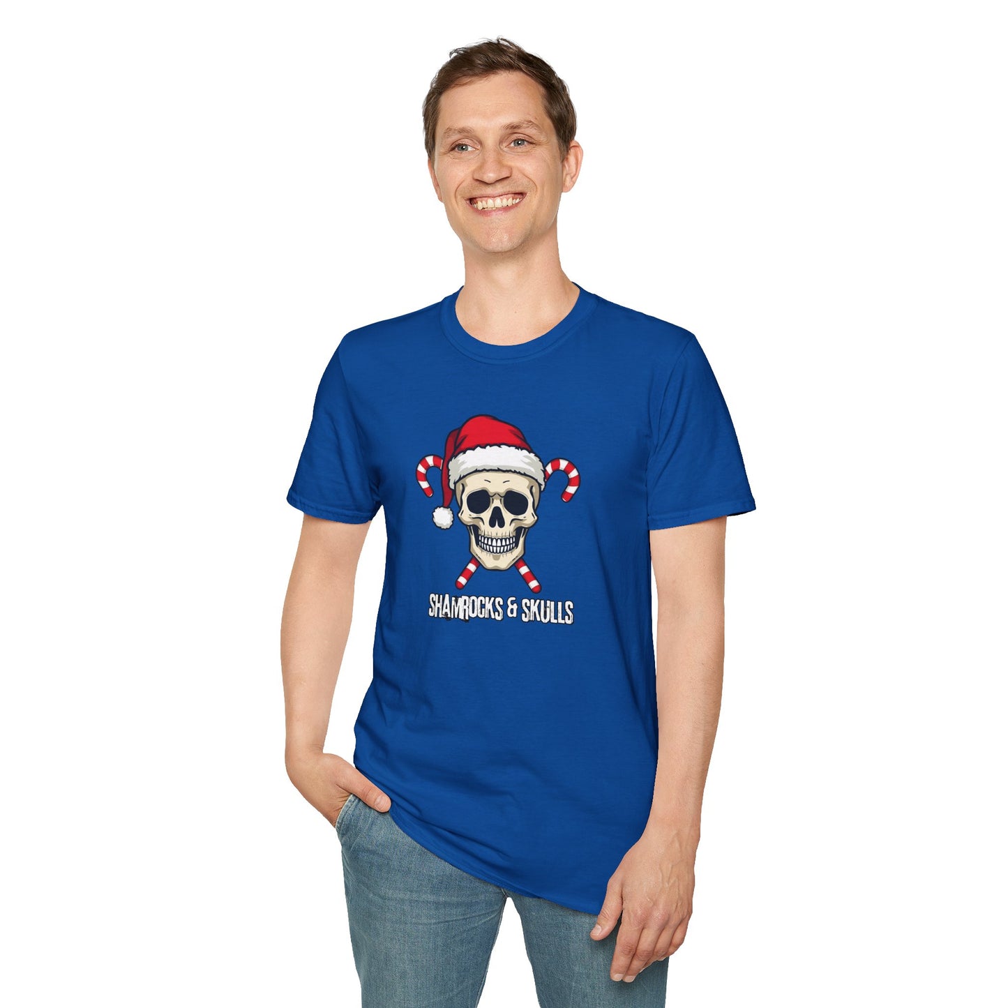 Candy Canes Skull T-Shirt