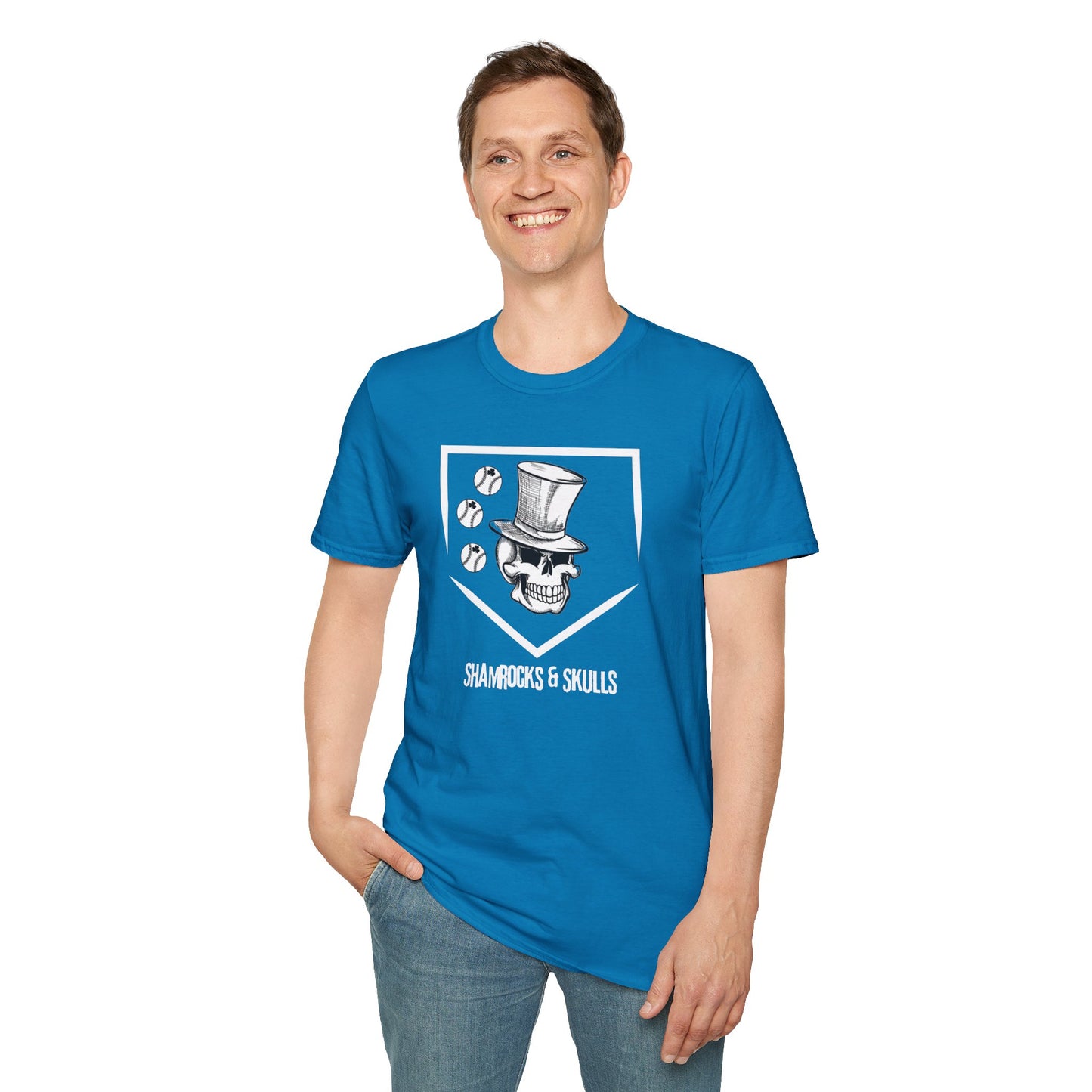 White Baseball Logo T-Shirt