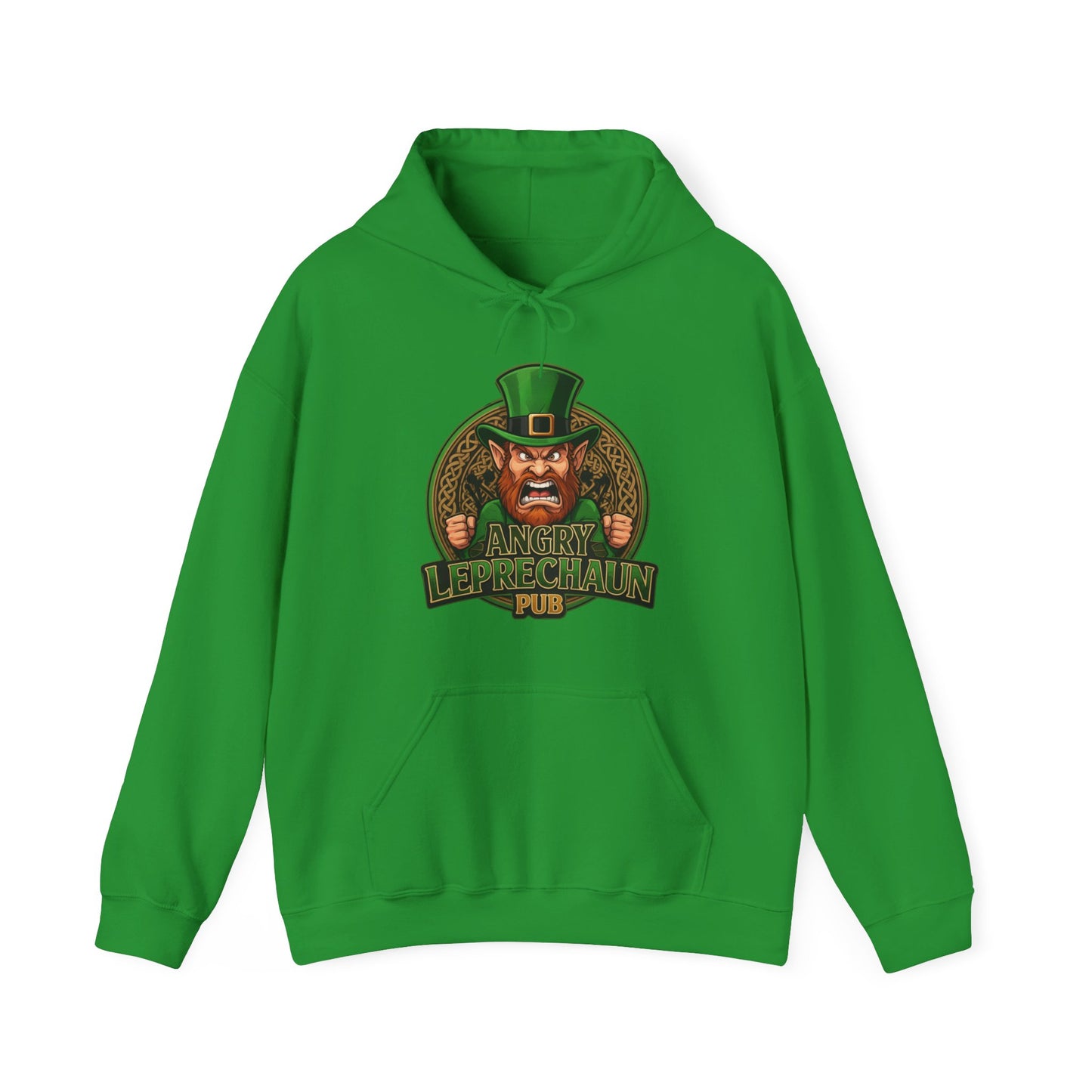 Angry Leprechaun Pub Hoodie – St. Patrick’s Day Irish Bar Hoodie
