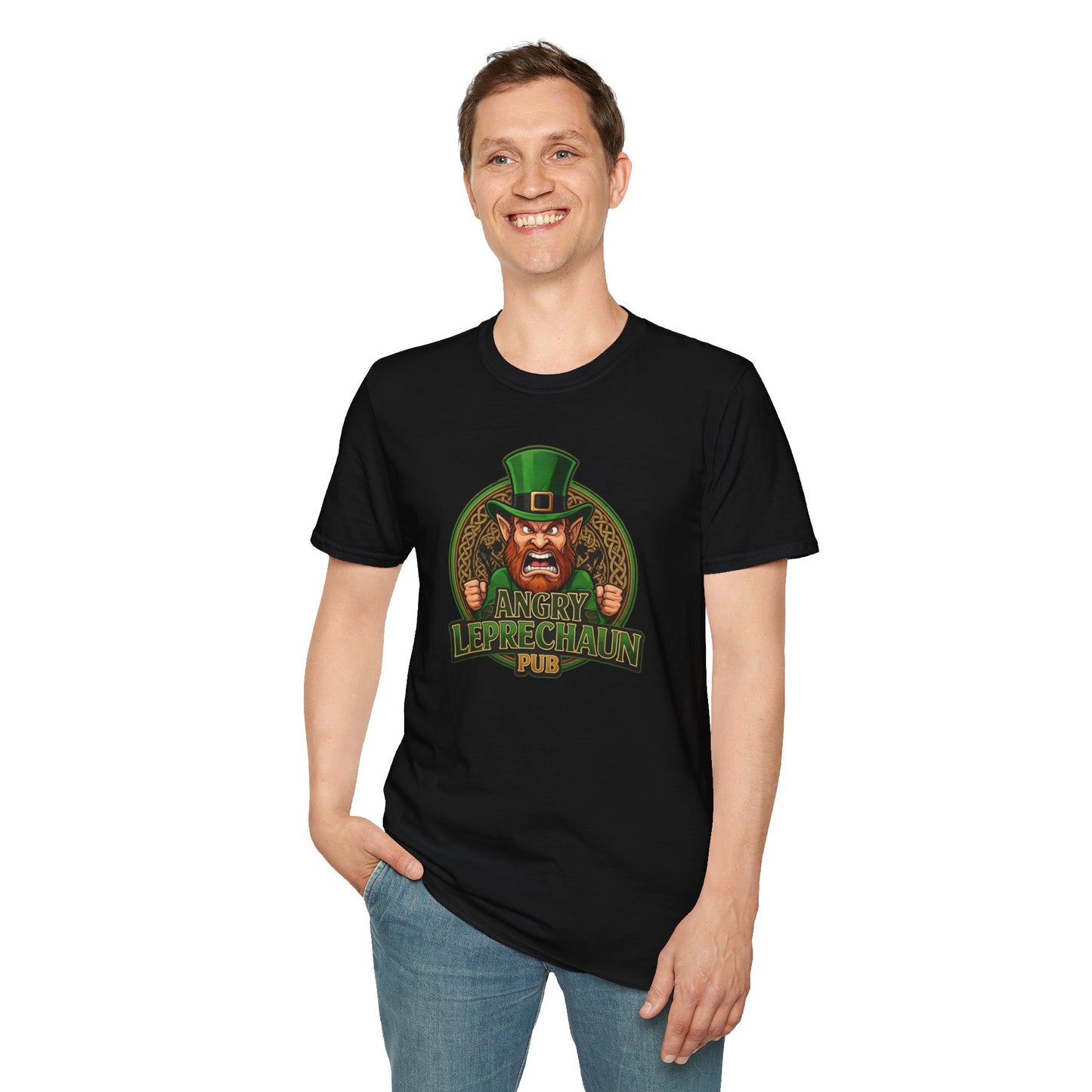 Angry Leprechaun Pub T-Shirt — St. Patrick’s Day Irish Bar Tee