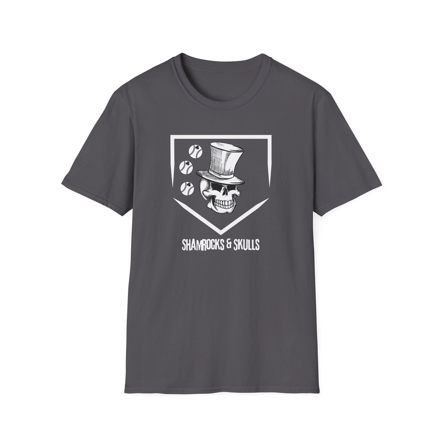 White Baseball Logo T-Shirt
