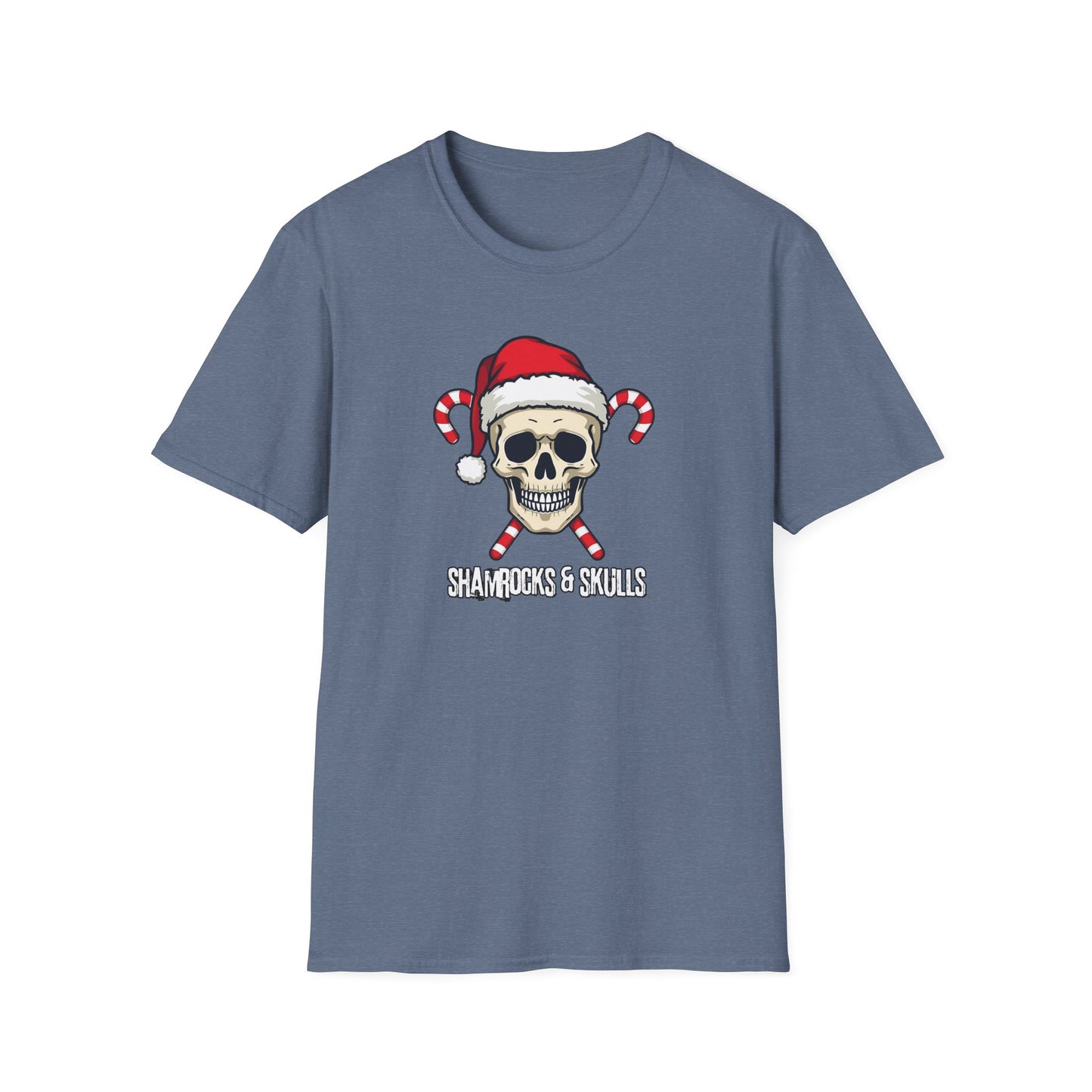 Candy Canes Skull T-Shirt