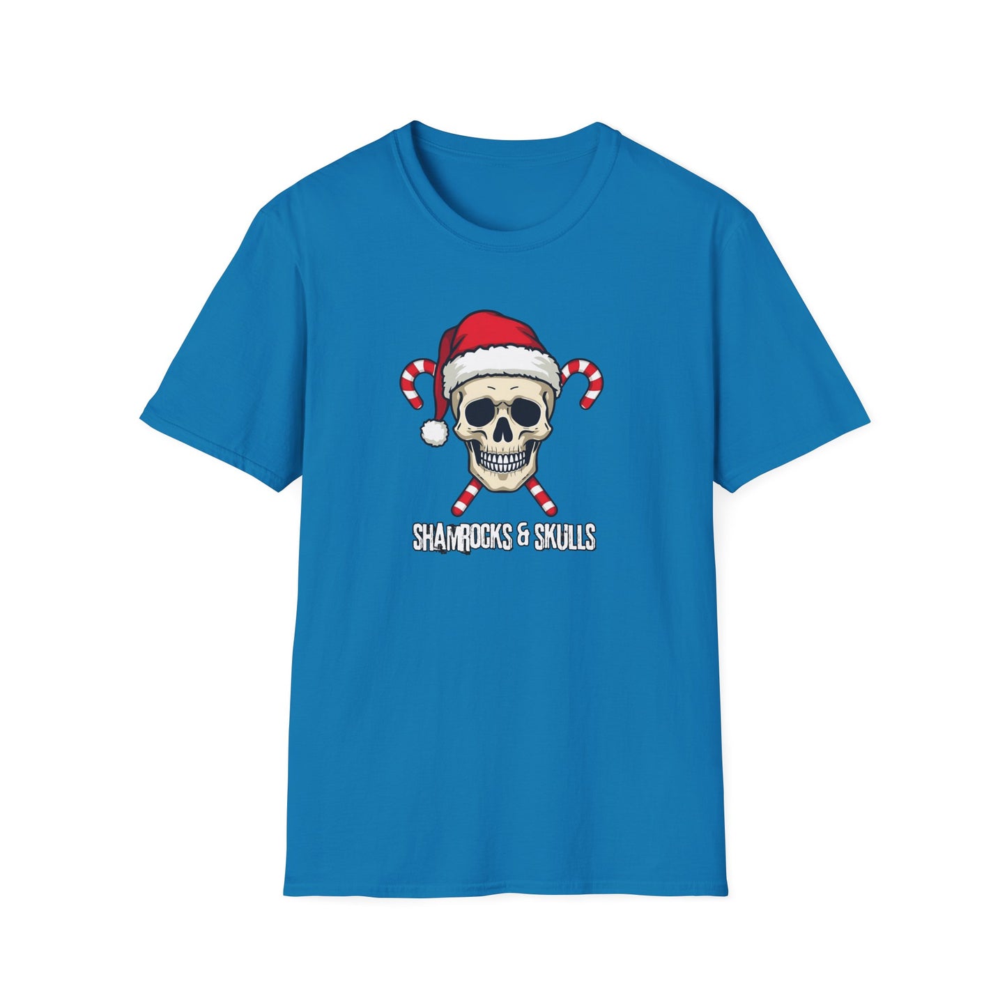 Candy Canes Skull T-Shirt