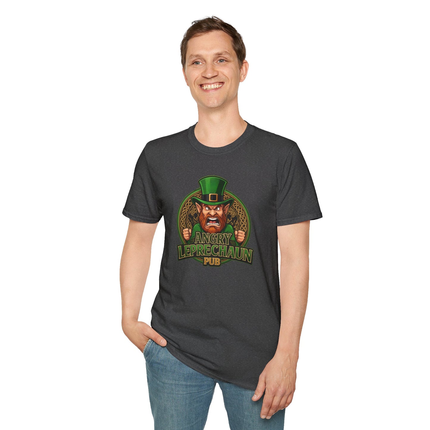 Angry Leprechaun Pub T-Shirt — St. Patrick’s Day Irish Bar Tee