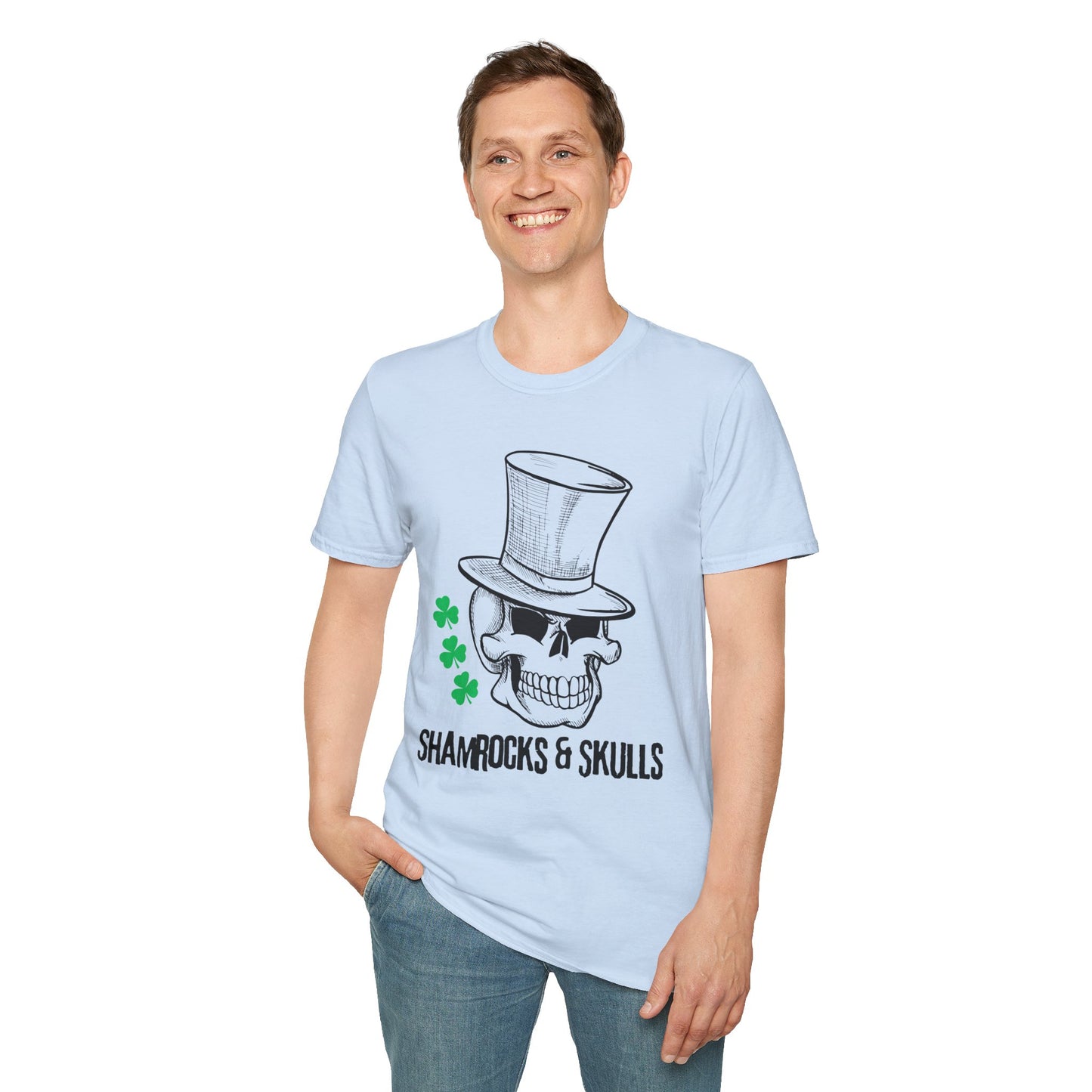 Large Green Shamrocks Logo