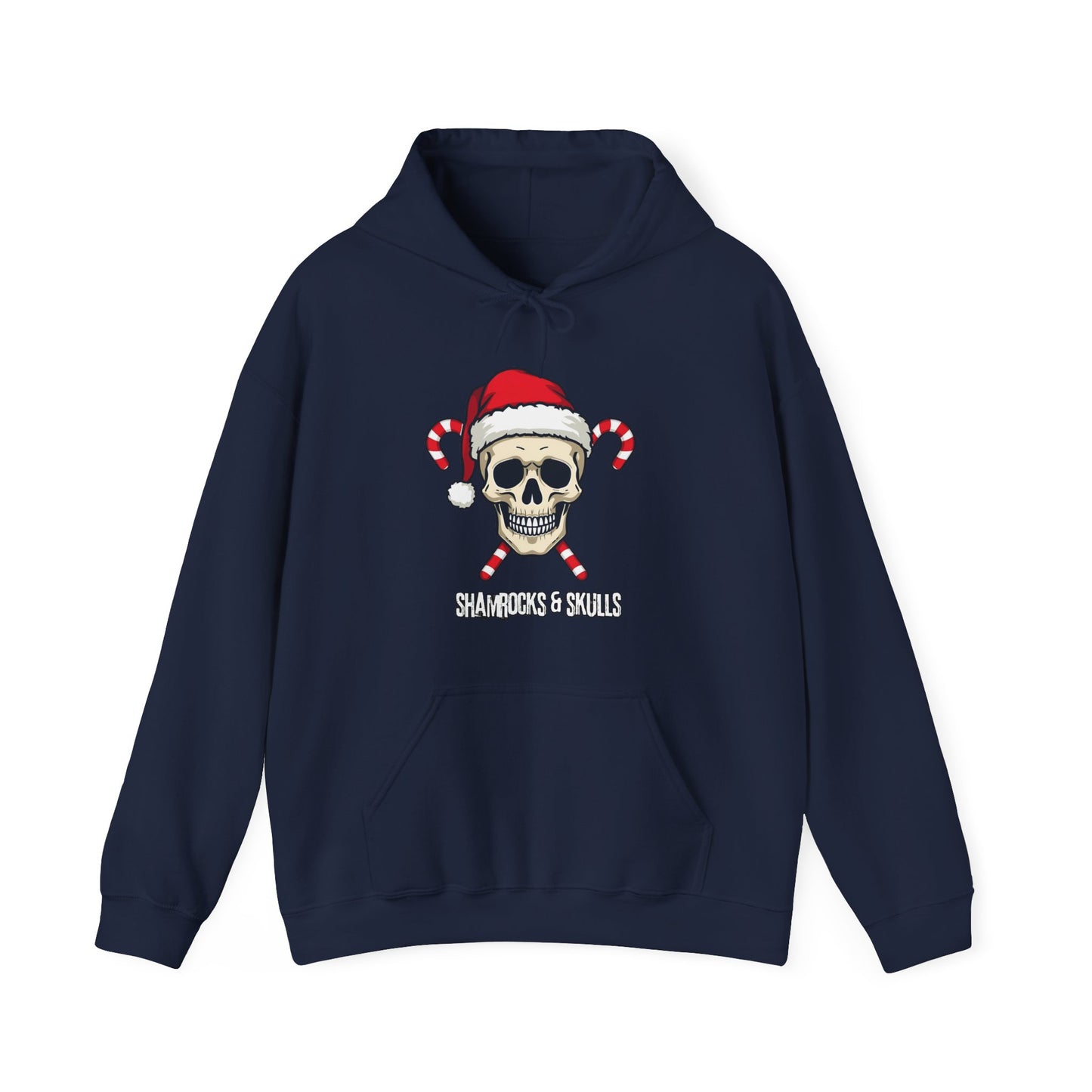 Candy Cane Skull Hoodie