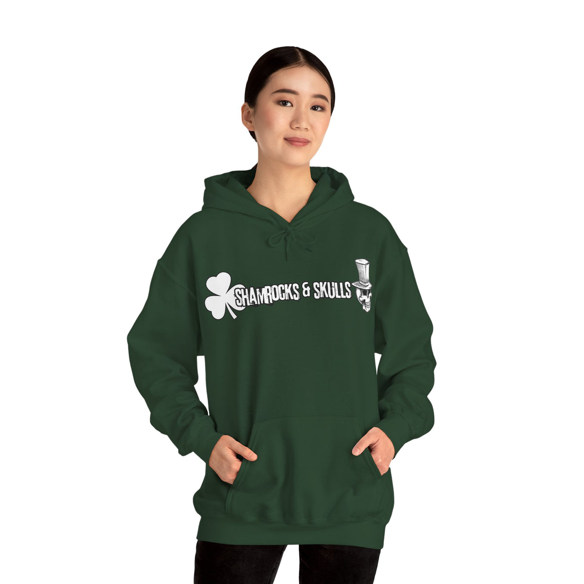 Shamrocks & Skulls Hoodie
