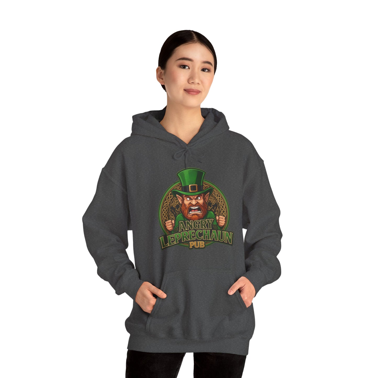 Angry Leprechaun Pub Hoodie – St. Patrick’s Day Irish Bar Hoodie