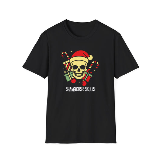 Old School Christmas Skull