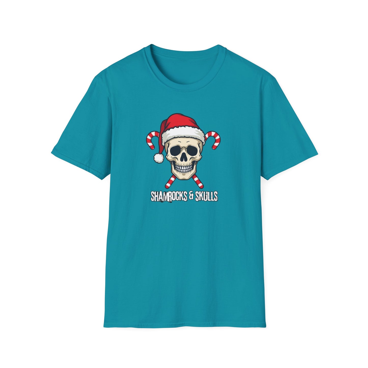 Candy Canes Skull T-Shirt