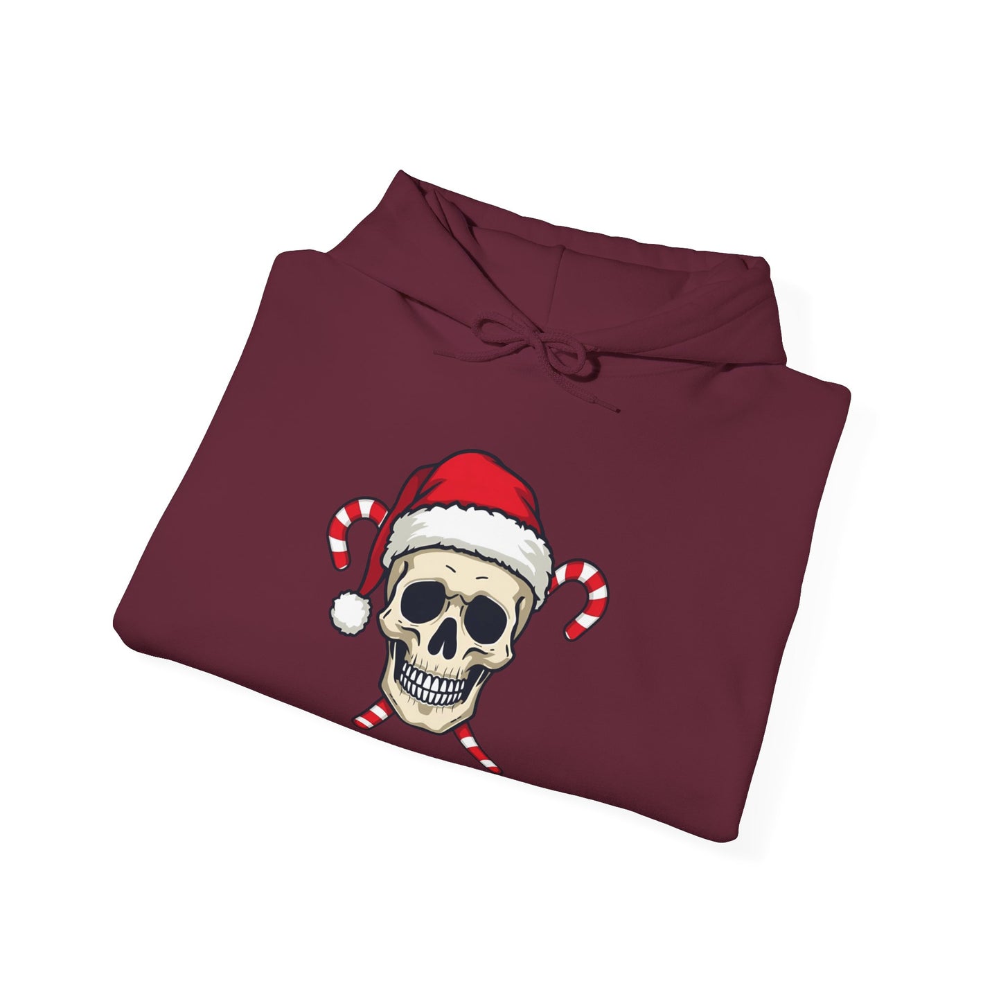 Candy Cane Skull Hoodie