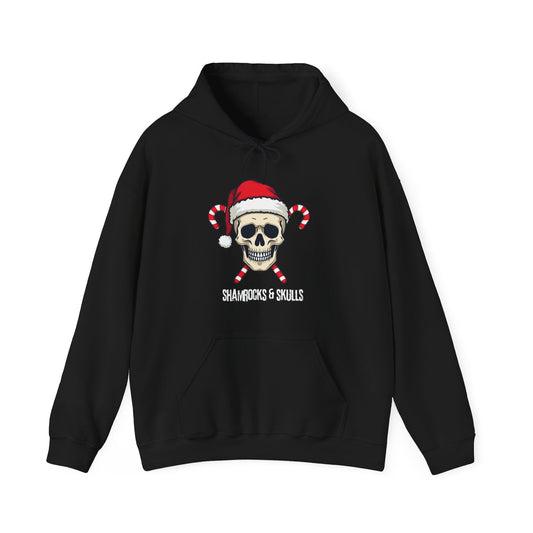 Candy Cane Skull Hoodie