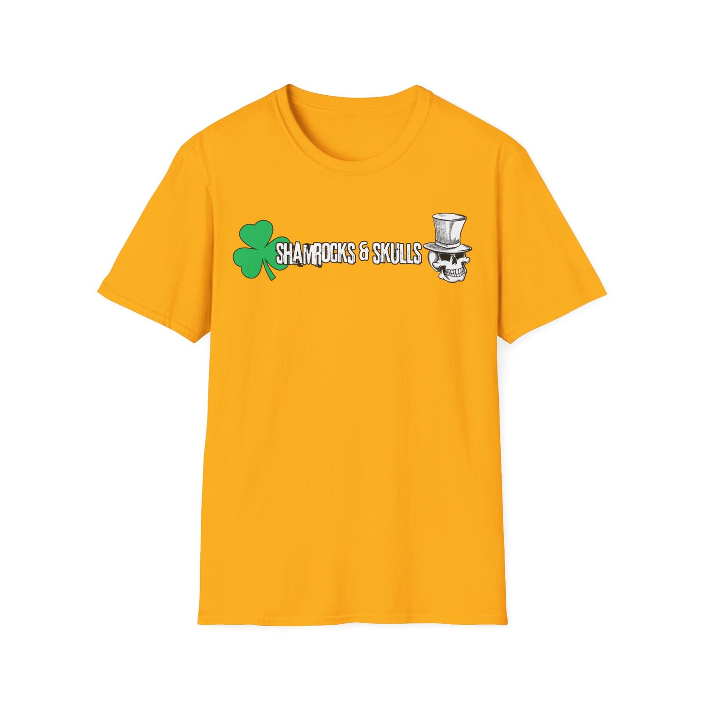 Shamrocks and Skulls Long Logo