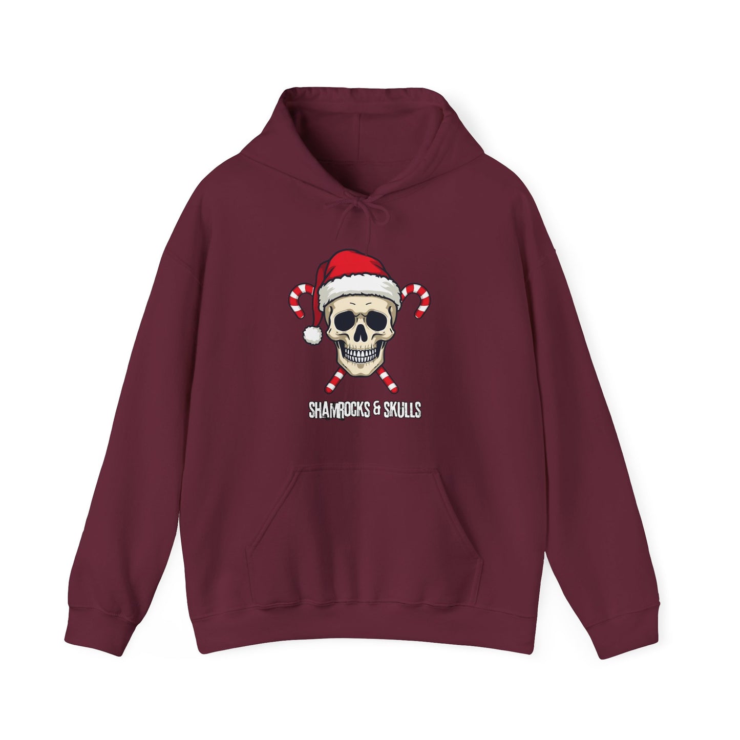 Candy Cane Skull Hoodie