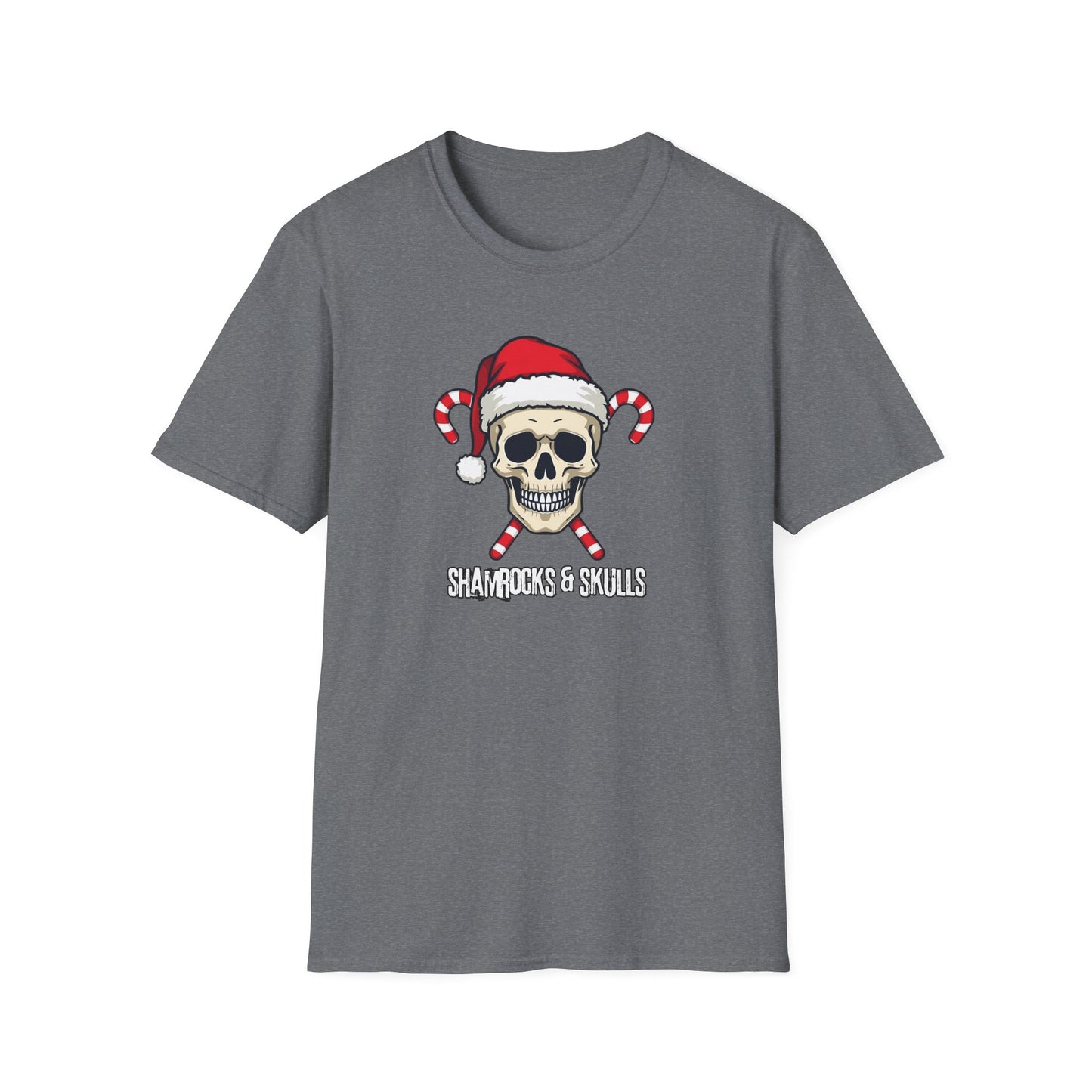 Candy Canes Skull T-Shirt