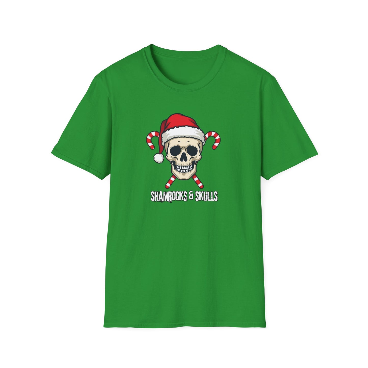 Candy Canes Skull T-Shirt