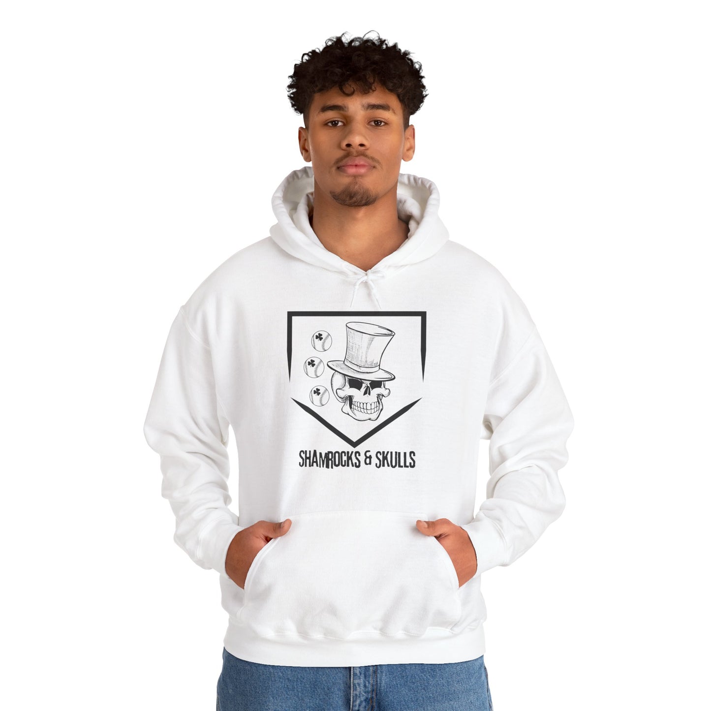 Black Baseball Logo Hoodie