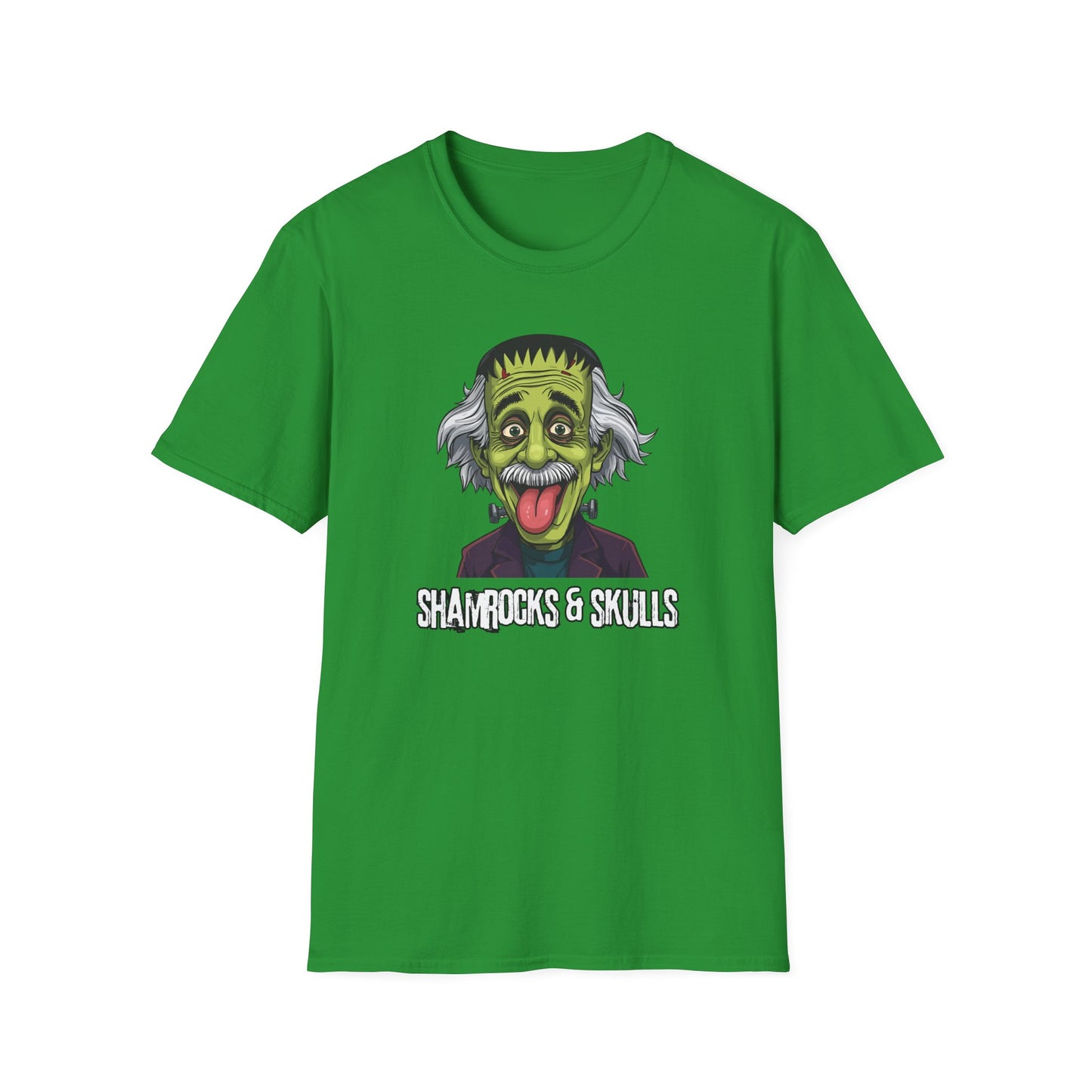 Frankenstein x Einstein Mashup T-Shirt — Mad Scientist Graphic Tee