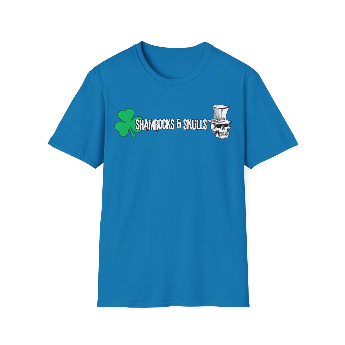 Shamrocks and Skulls Long Logo