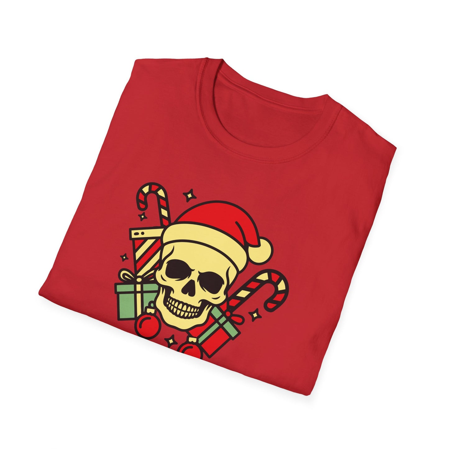 Old School Christmas Skull