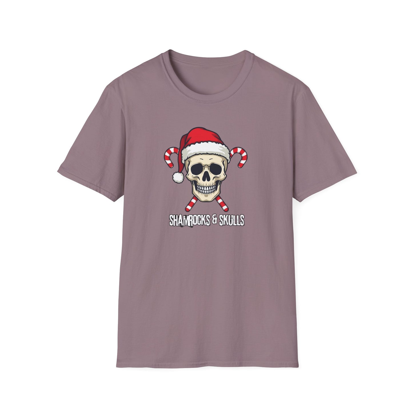 Candy Canes Skull T-Shirt