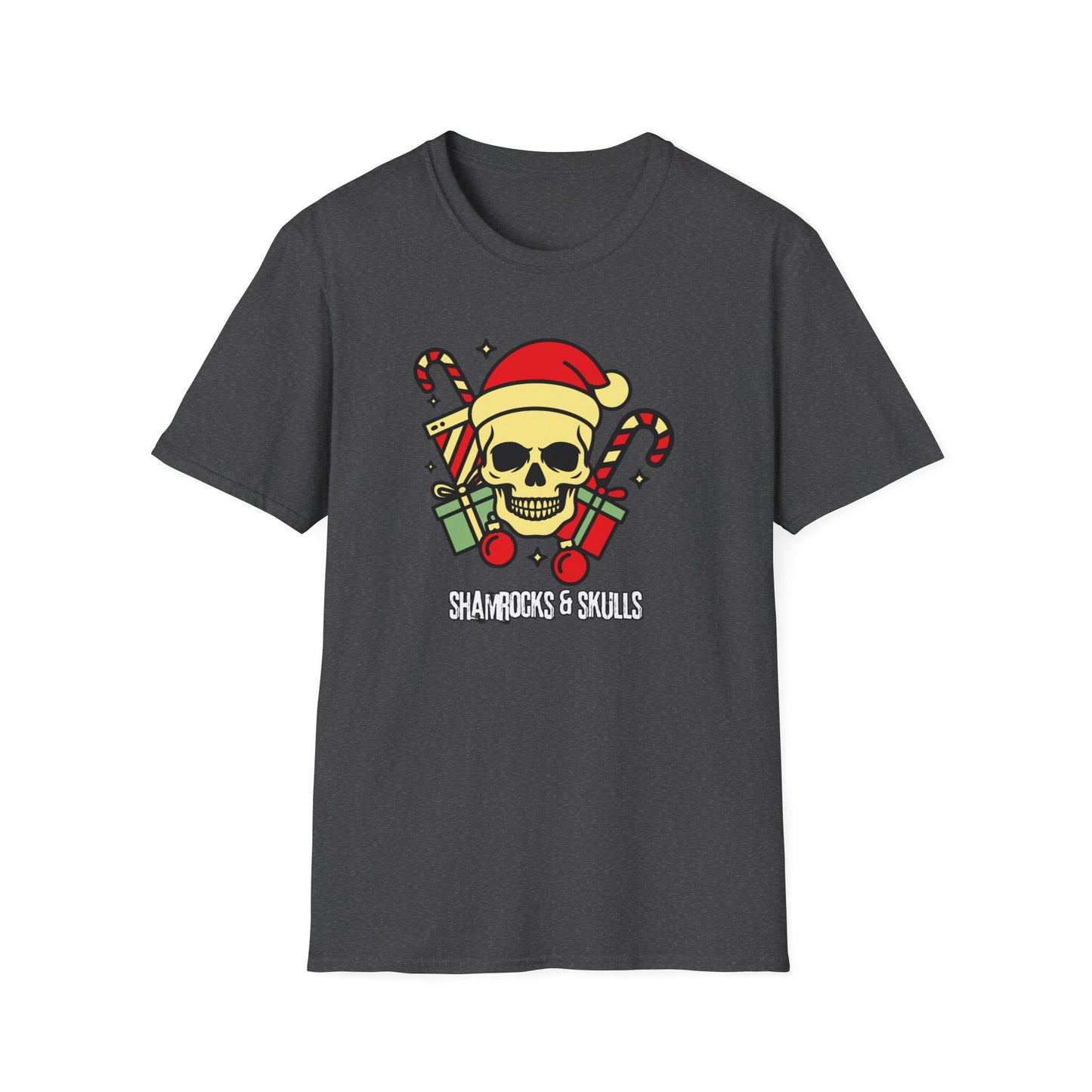 Old School Christmas Skull