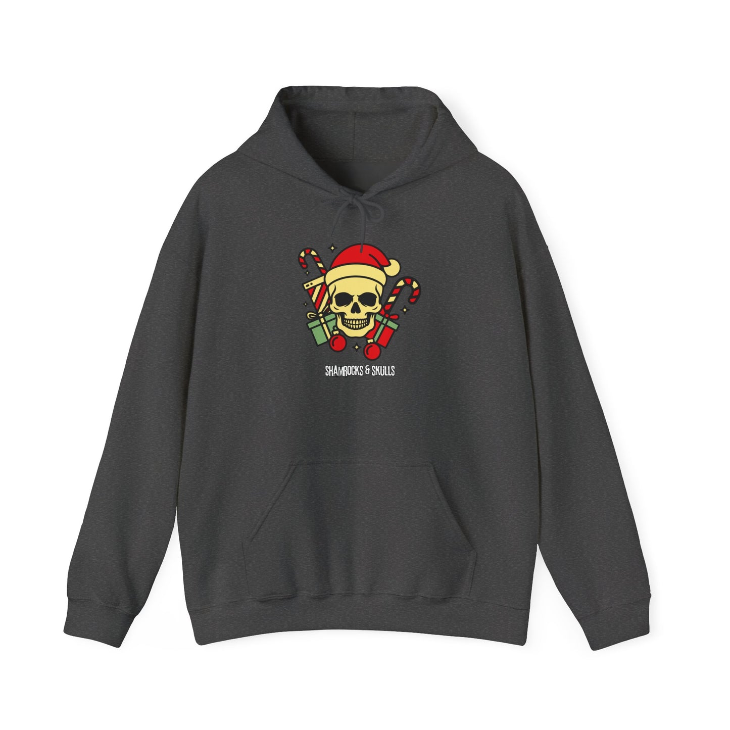 Old School Christmas Skull Hoodie