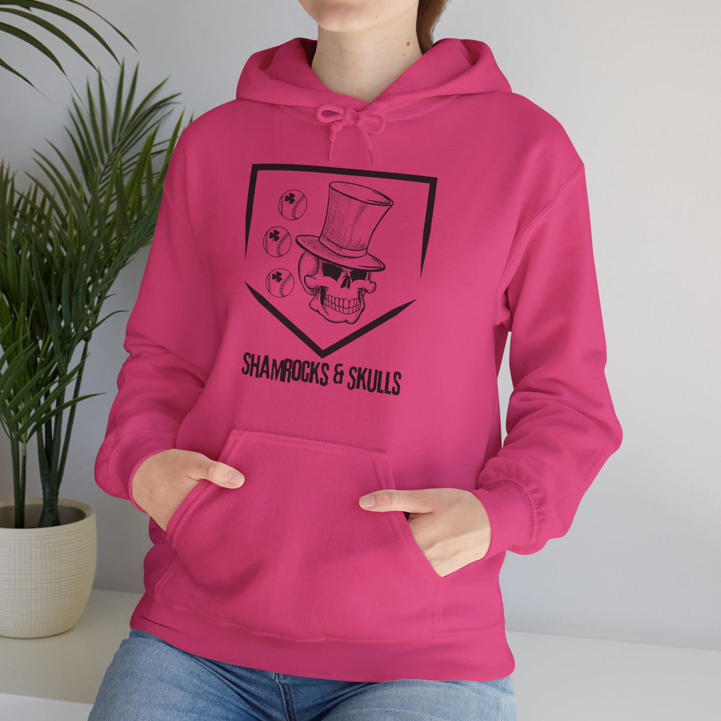 Black Baseball Logo Hoodie