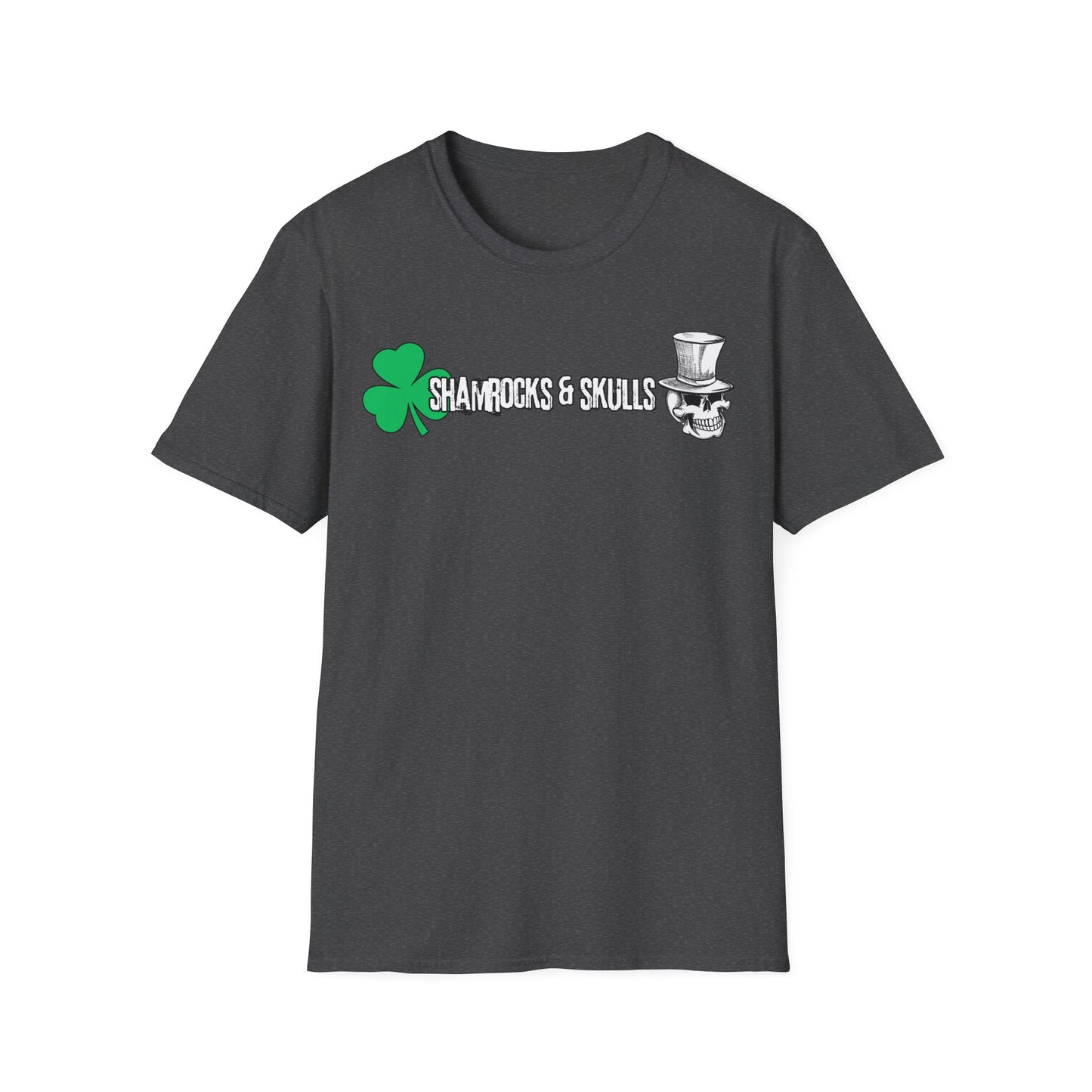 Shamrocks and Skulls Long Logo