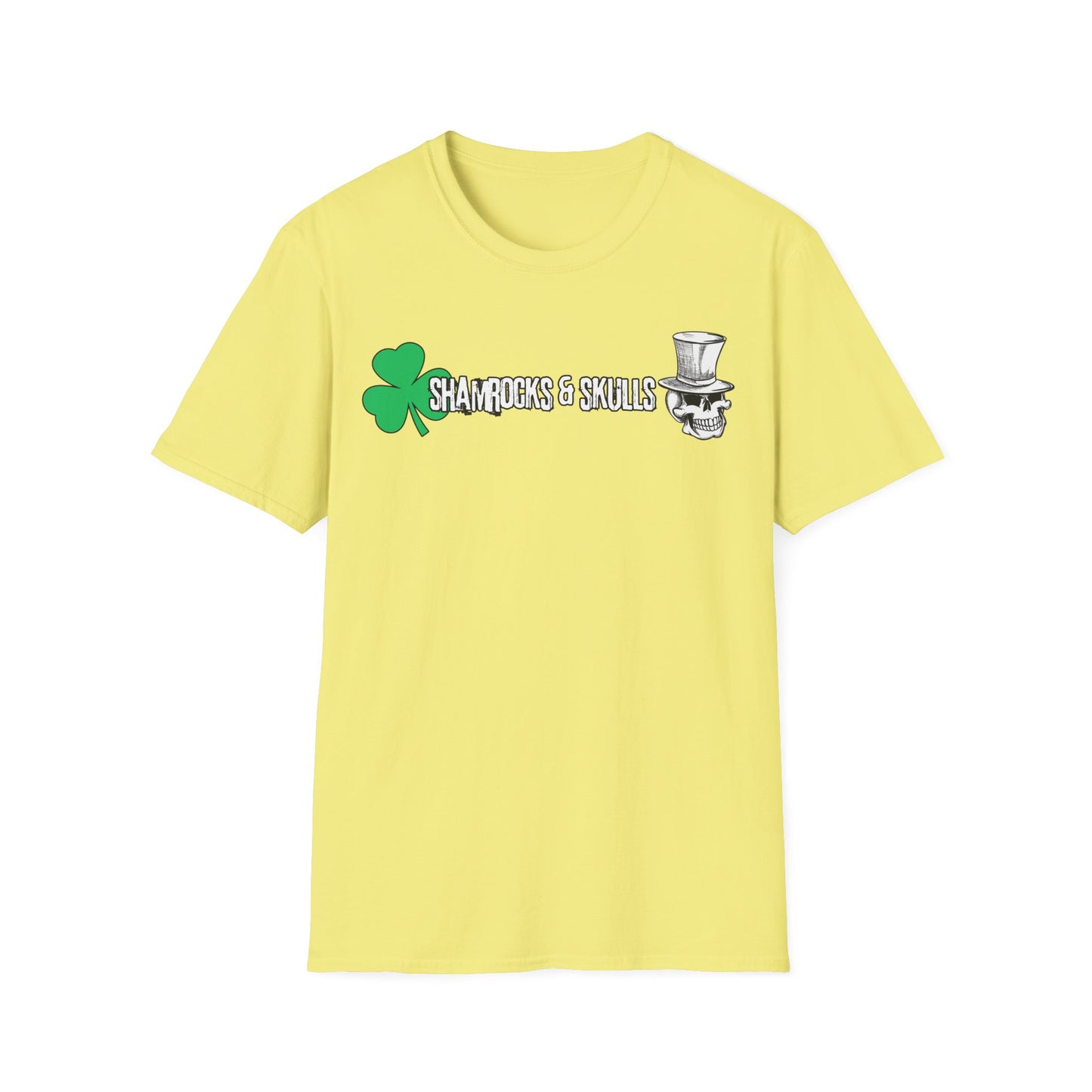Shamrocks and Skulls Long Logo