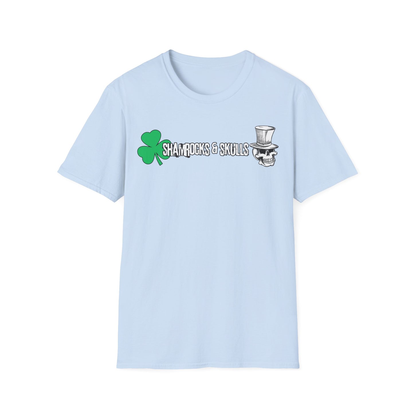 Shamrocks and Skulls Long Logo