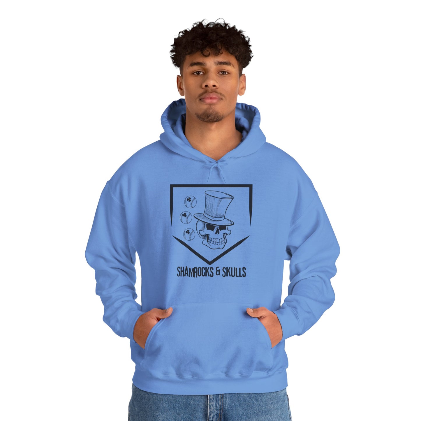 Black Baseball Logo Hoodie