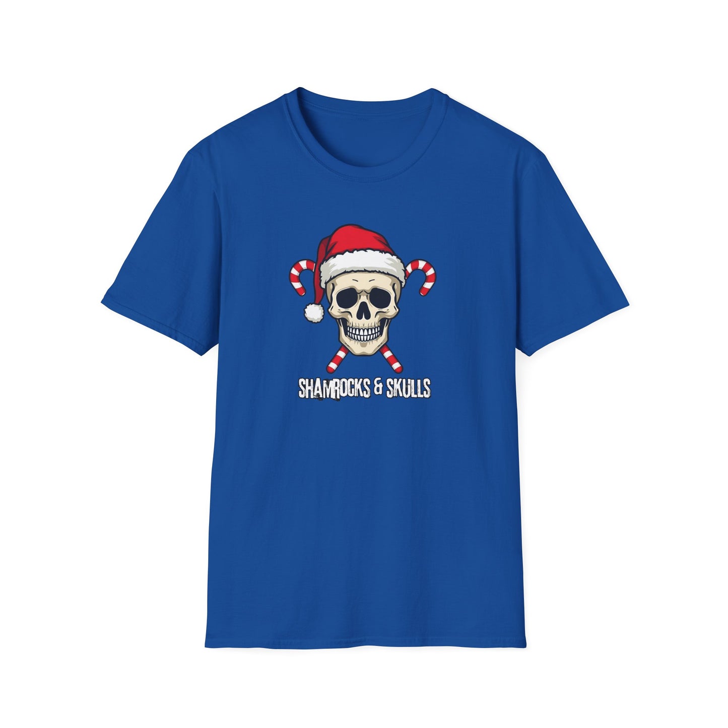 Candy Canes Skull T-Shirt