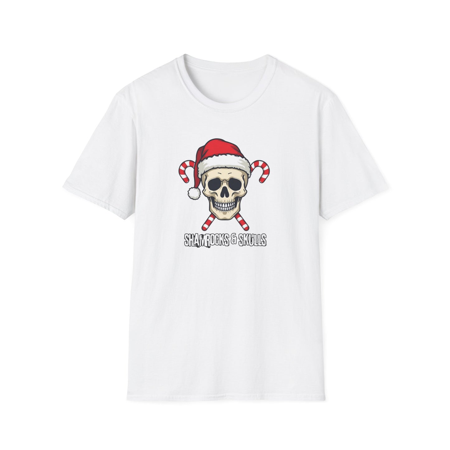 Candy Canes Skull T-Shirt